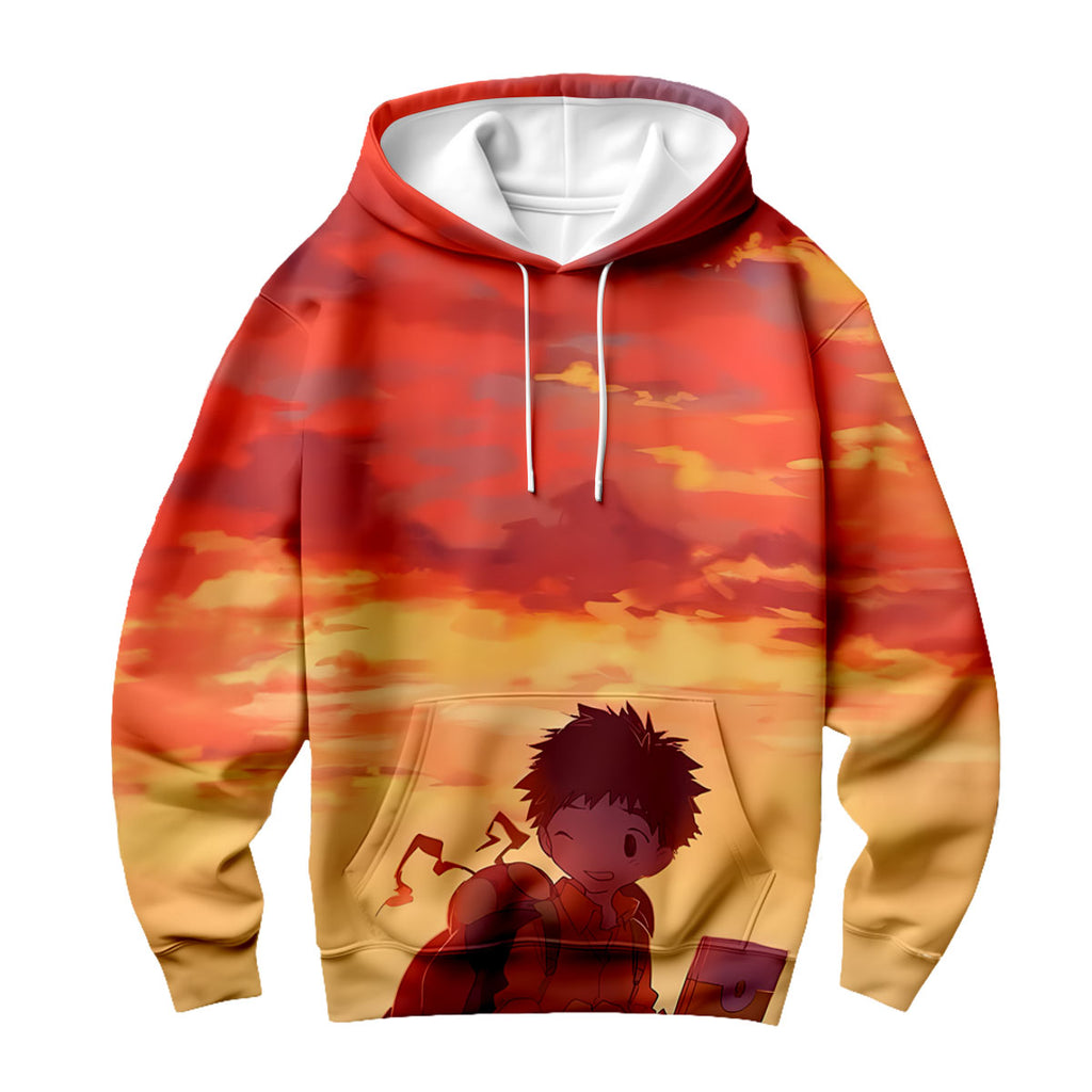 Digimon Adventure Izumi Koushirou Tentomon Under Orange Sunset Anime Apparel