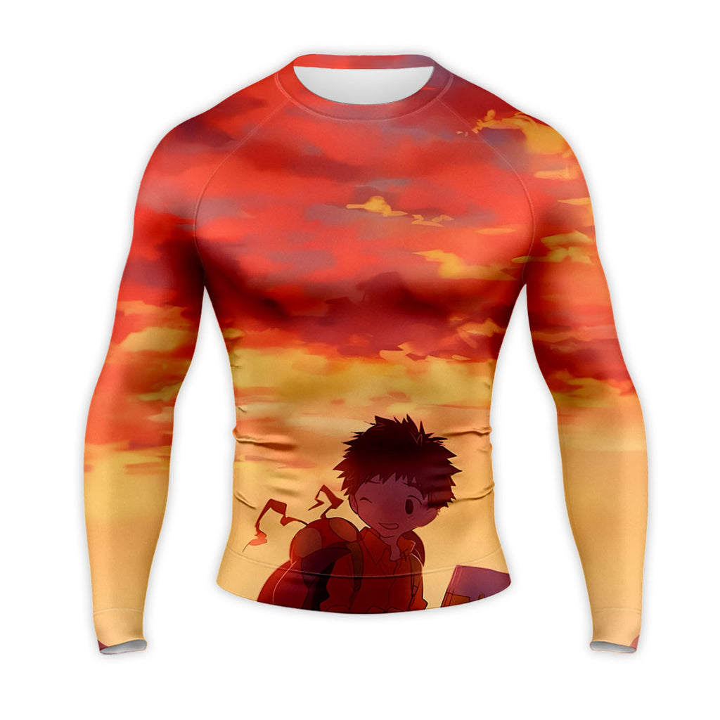 Digimon Adventure Izumi Koushirou Tentomon Under Orange Sunset Anime Apparel