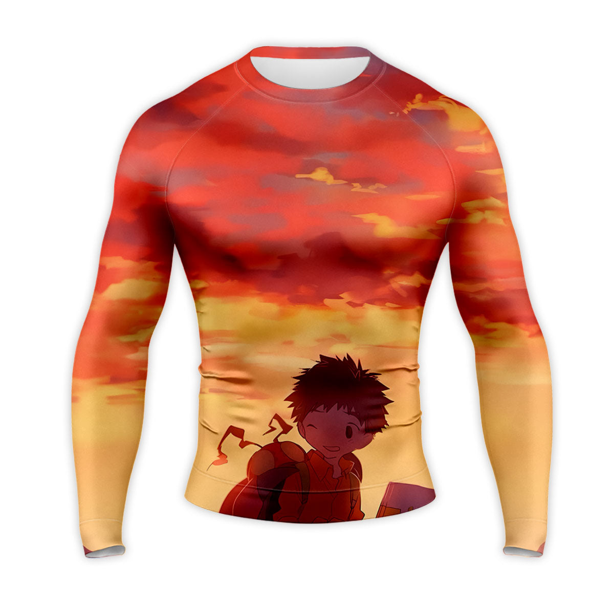 Digimon Adventure Izumi Koushirou Tentomon Under Orange Sunset Anime Apparel