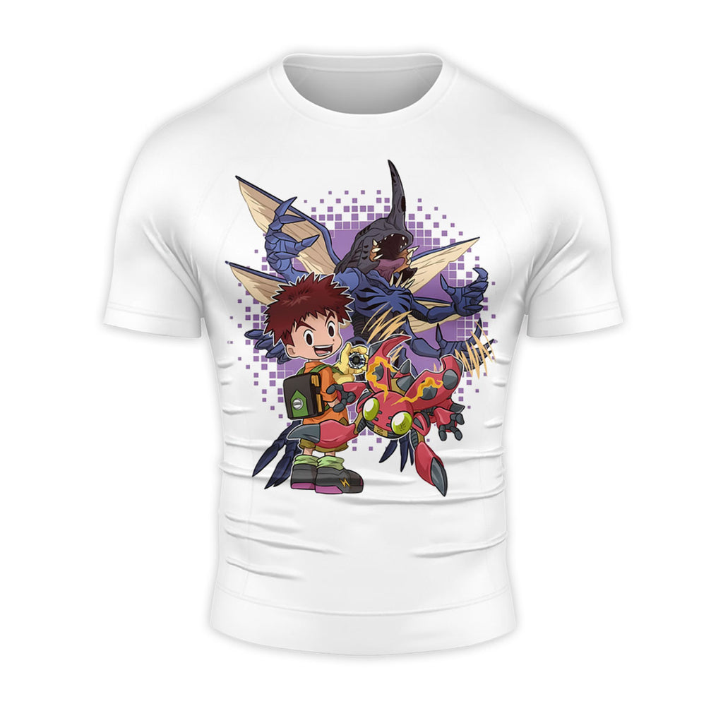 Digimon Adventure Izumi Koushirou With Tentomon And Kabuterimon Anime Apparel
