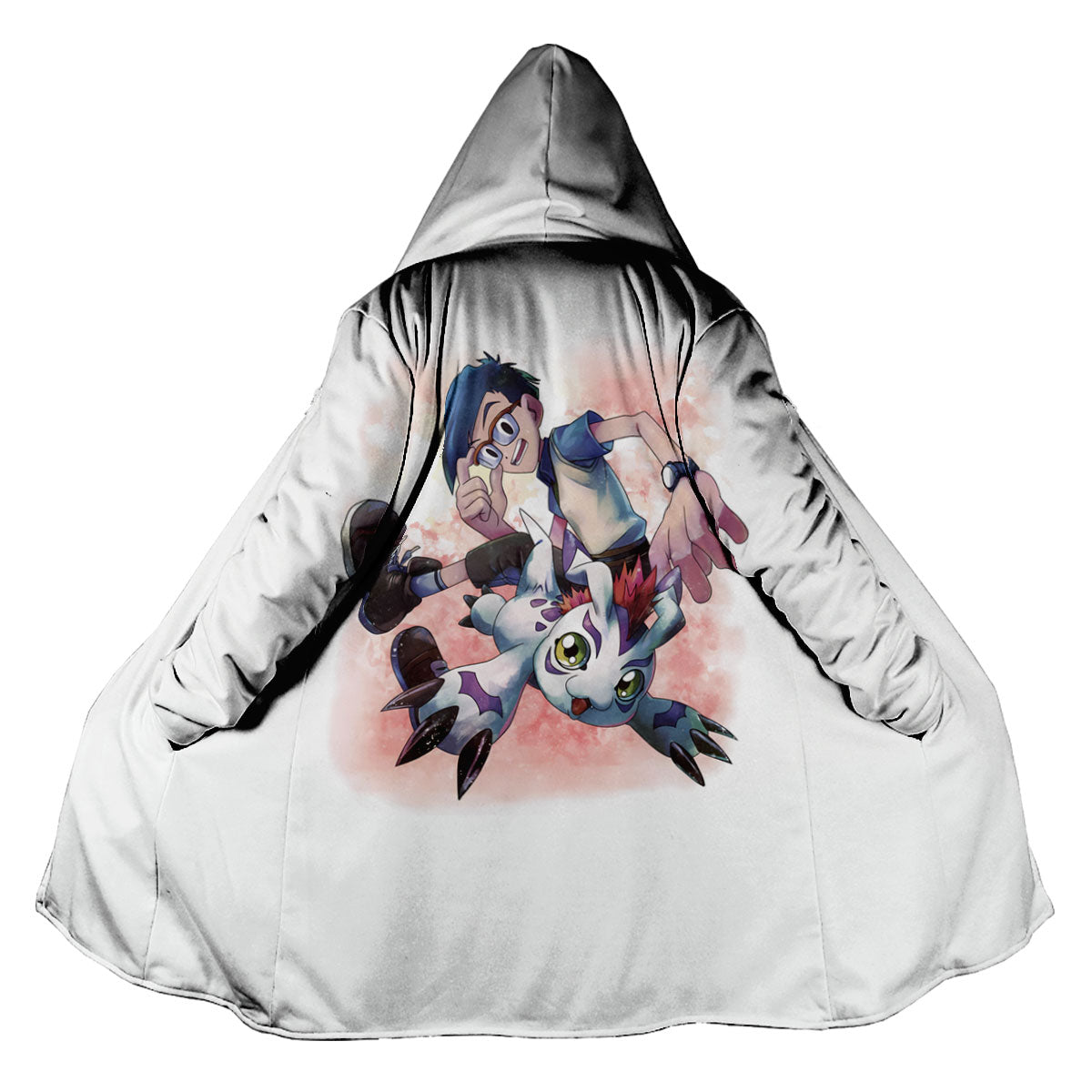 Digimon Adventure Joe Kido With Partner Gomamon Battling Anime Apparel