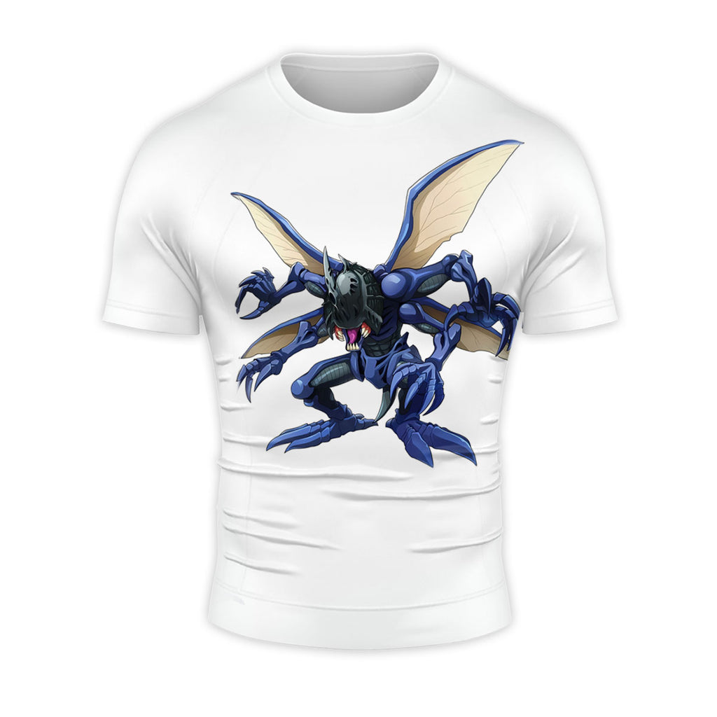 Digimon Adventure Kabuterimon Standing In Blue Armor Anime Apparel
