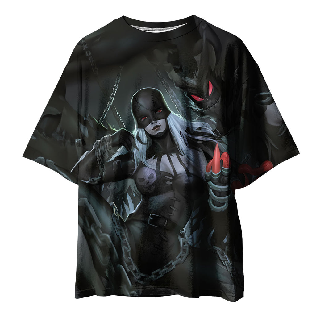 Digimon Adventure Ladydevimon Summoning Dark Chains Anime Apparel