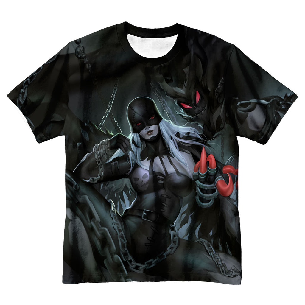 Digimon Adventure Ladydevimon Summoning Dark Chains Anime Apparel
