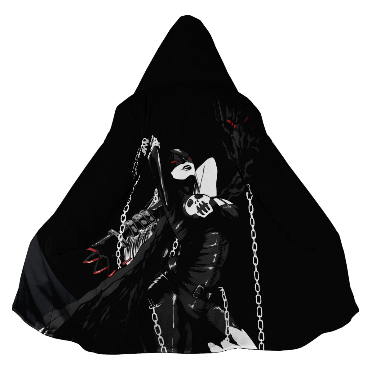 Digimon Adventure Ladydevimon With Chains Sexy Black Anime Apparel