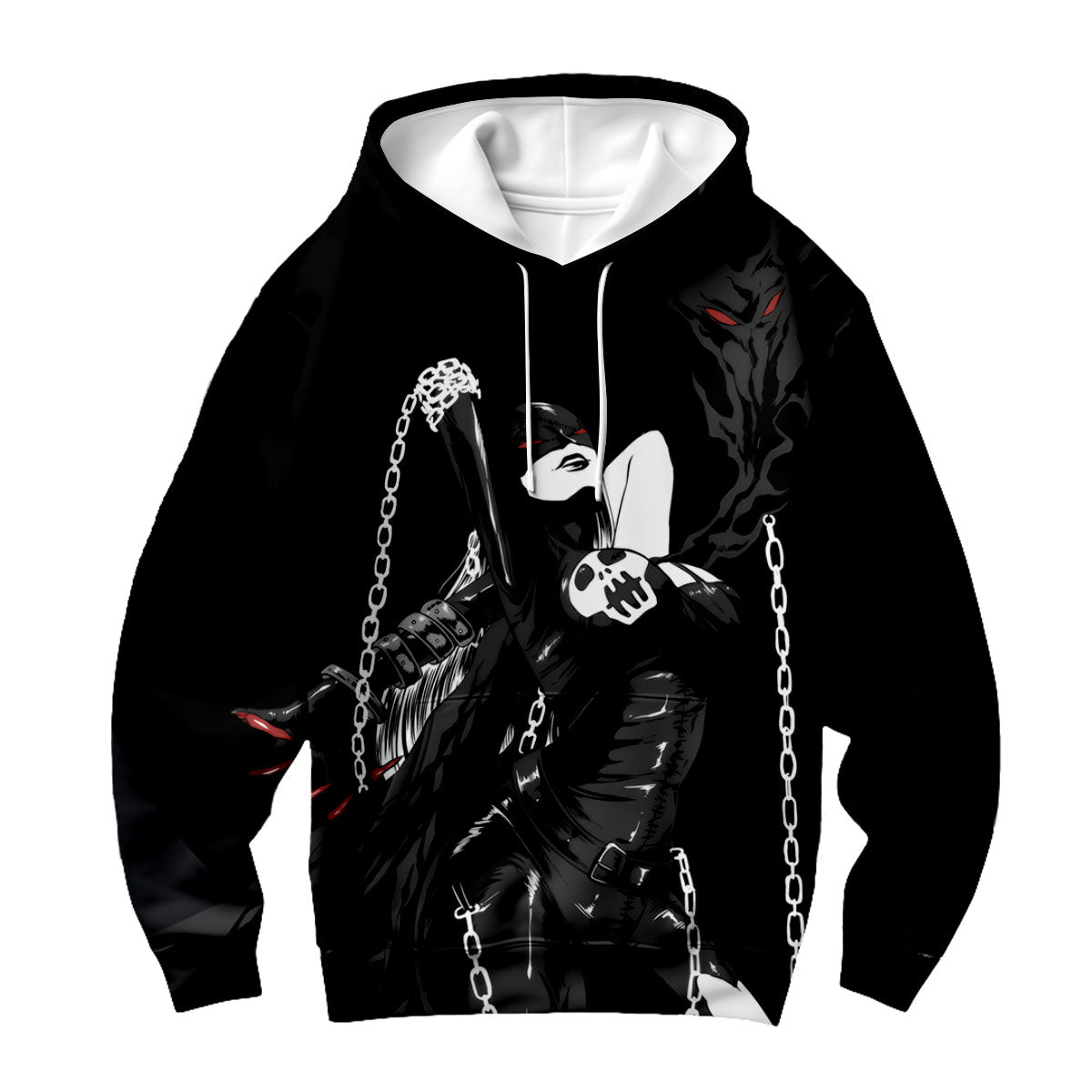 Digimon Adventure Ladydevimon With Chains Sexy Black Anime Apparel