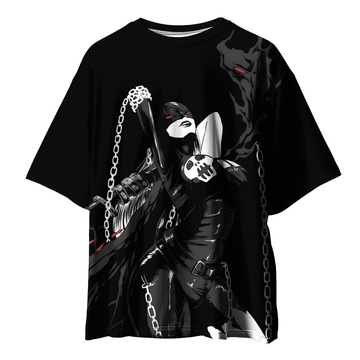 Digimon Adventure Ladydevimon With Chains Sexy Black Anime Apparel