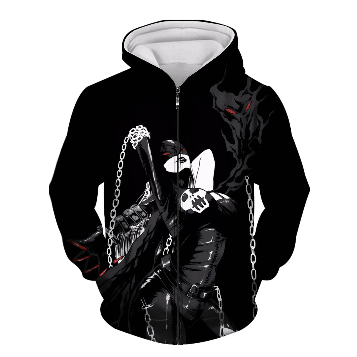 Digimon Adventure Ladydevimon With Chains Sexy Black Anime Apparel
