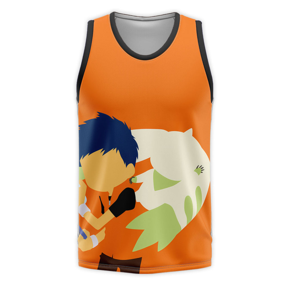 Digimon Adventure Lee Jenrya Holding Orange Digivice Anime Apparel