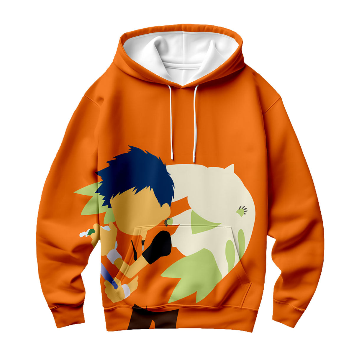 Digimon Adventure Lee Jenrya Holding Orange Digivice Anime Apparel