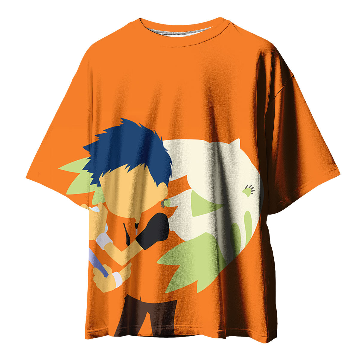 Digimon Adventure Lee Jenrya Holding Orange Digivice Anime Apparel