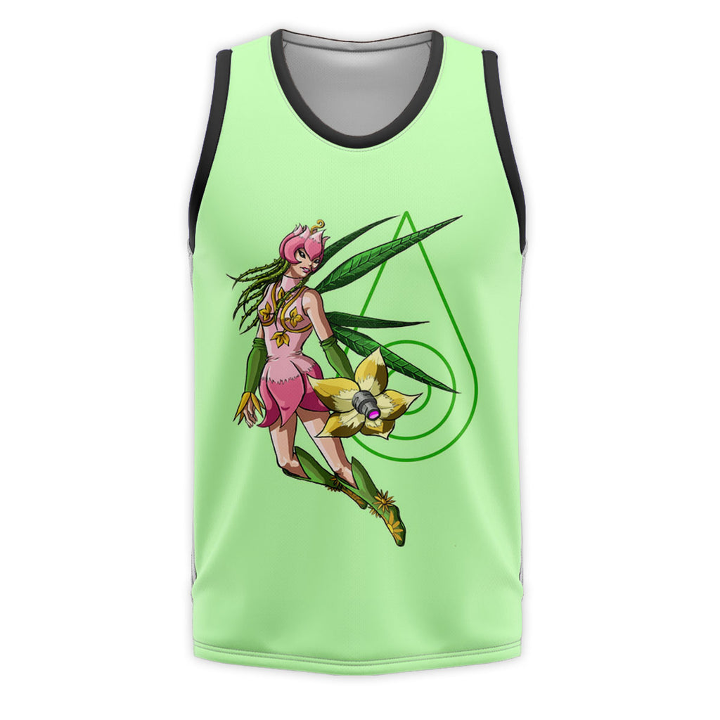 Digimon Adventure Lilymon In Pink And Green Anime Apparel