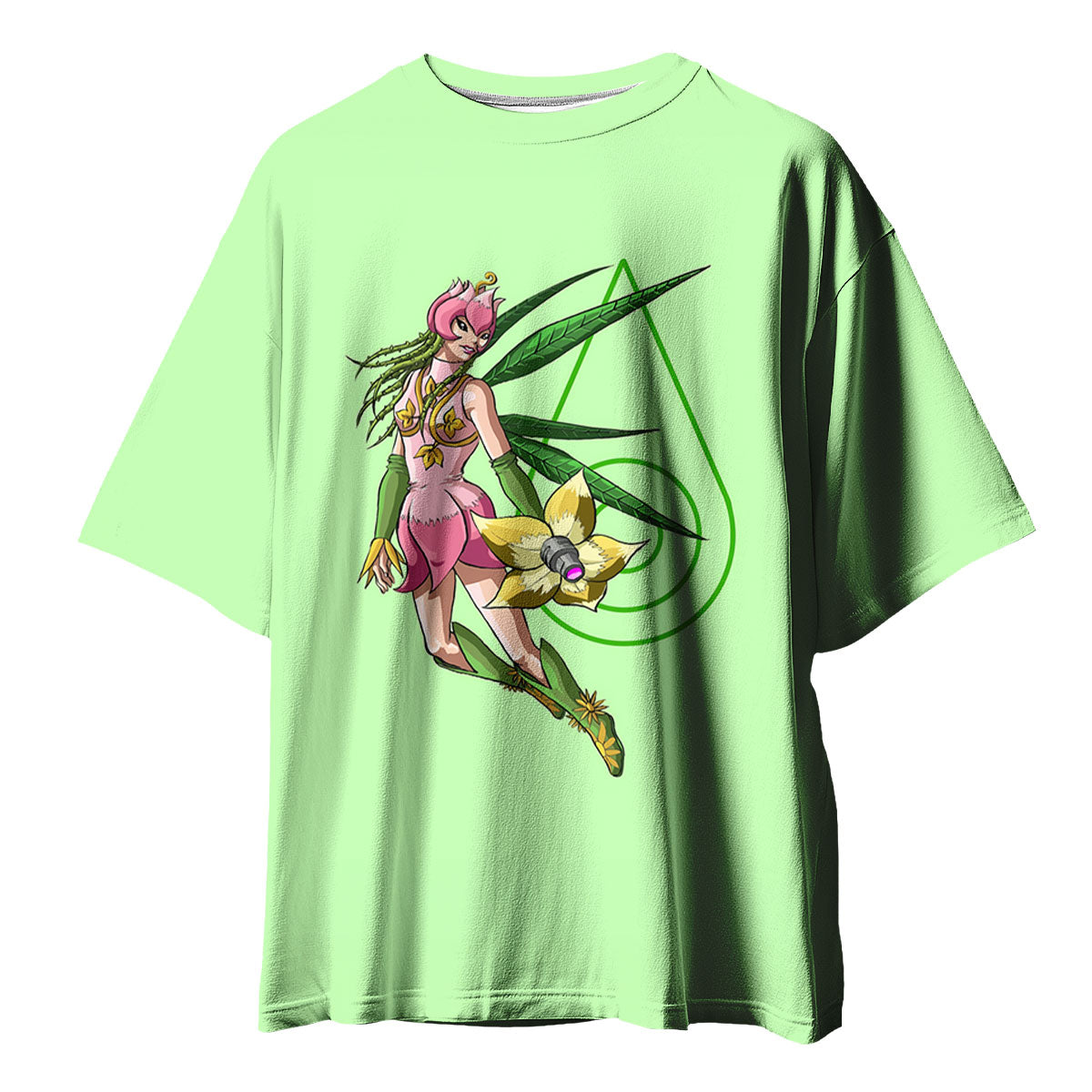 Digimon Adventure Lilymon In Pink And Green Anime Apparel