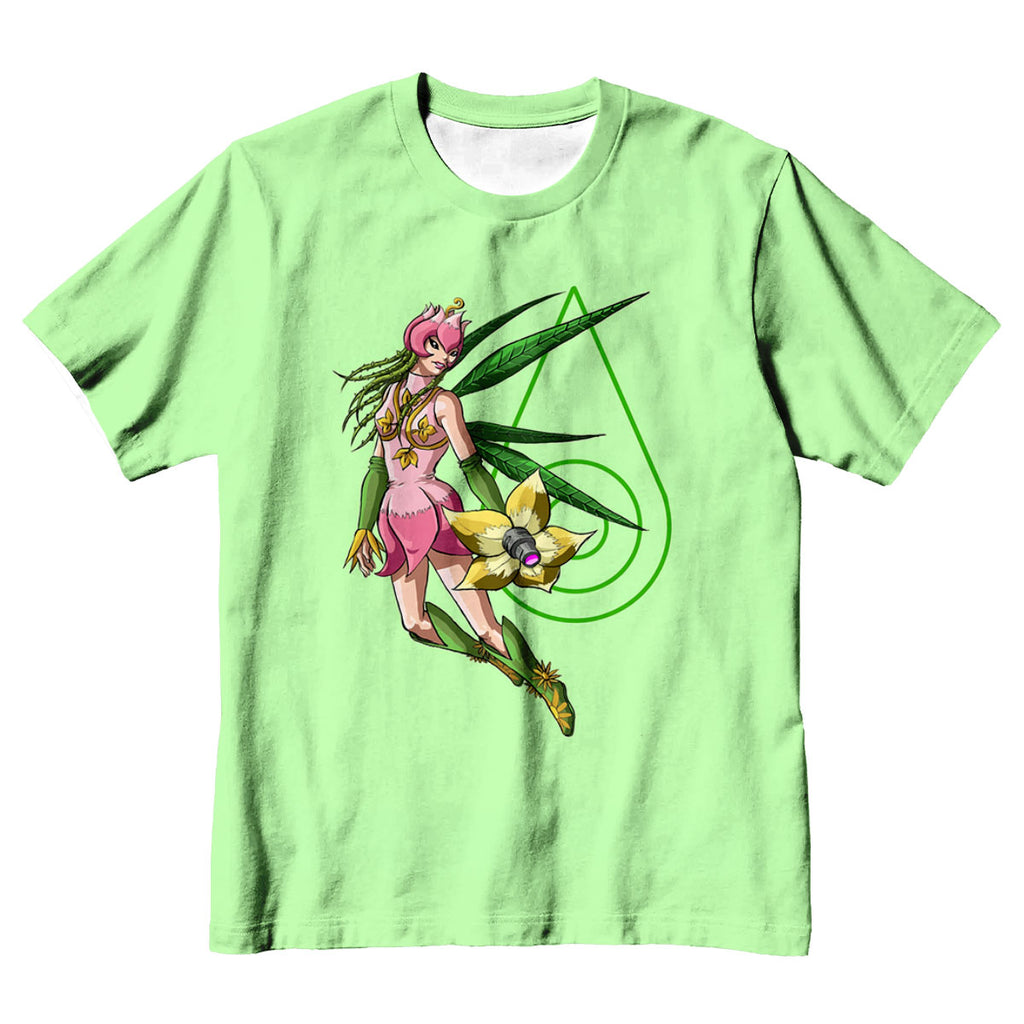 Digimon Adventure Lilymon In Pink And Green Anime Apparel