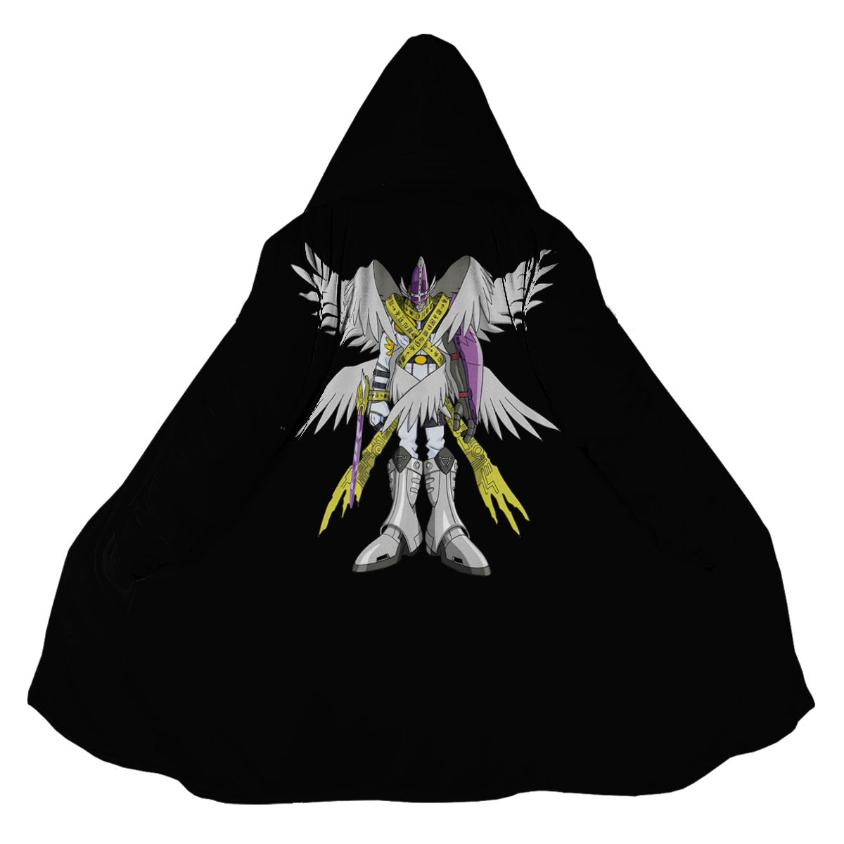 Digimon Adventure Magnaangemon Standing In Black Armor Anime Apparel