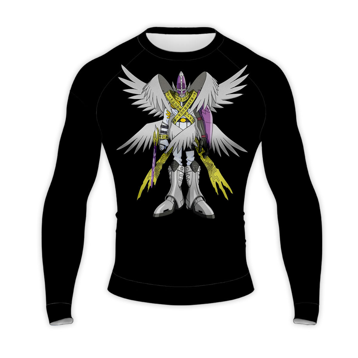 Digimon Adventure Magnaangemon Standing In Black Armor Anime Apparel