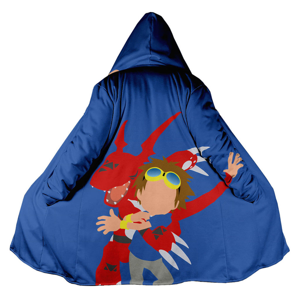 Digimon Adventure Matsuda Takato And Blue Guilmon In Battle Anime Apparel