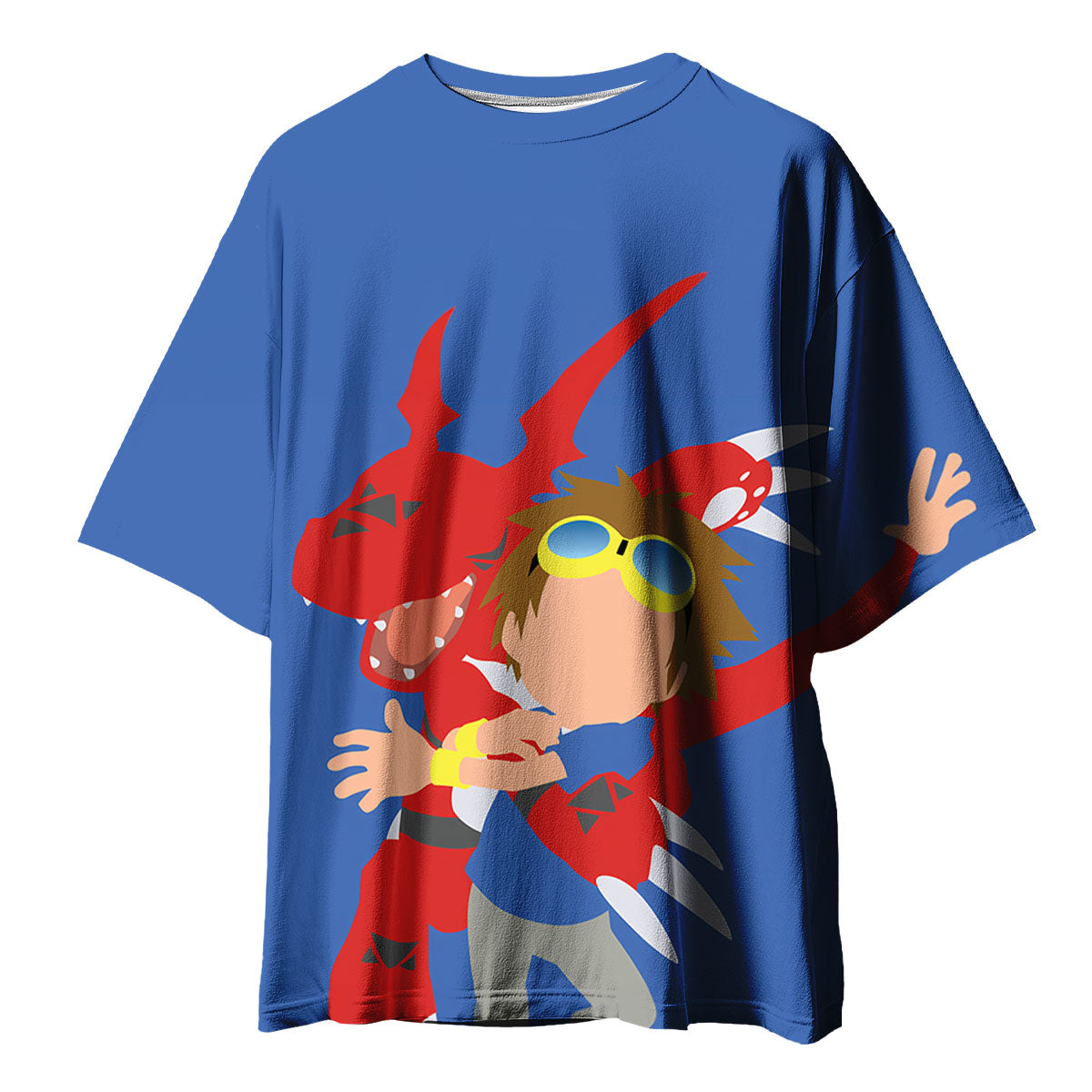 Digimon Adventure Matsuda Takato And Blue Guilmon In Battle Anime Apparel