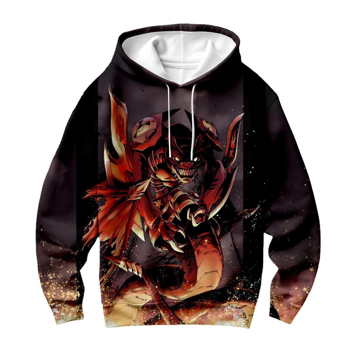 Digimon Adventure Megidramon Ferocious Blazing Fury Anime Apparel