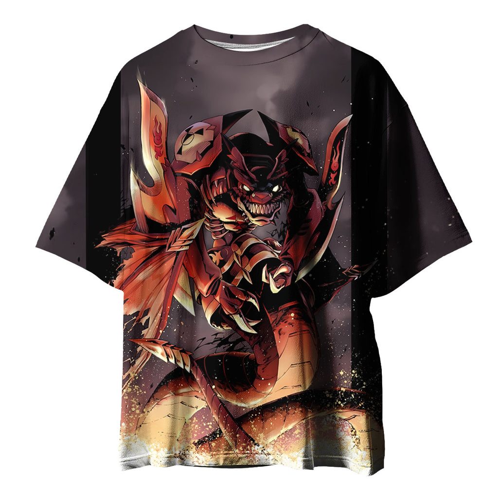 Digimon Adventure Megidramon Ferocious Blazing Fury Anime Apparel