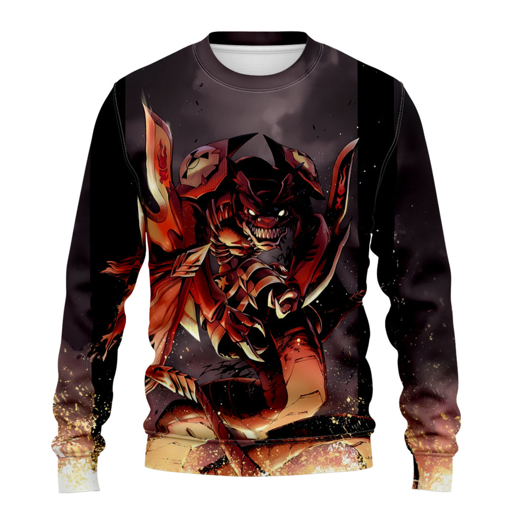 Digimon Adventure Megidramon Ferocious Blazing Fury Anime Apparel