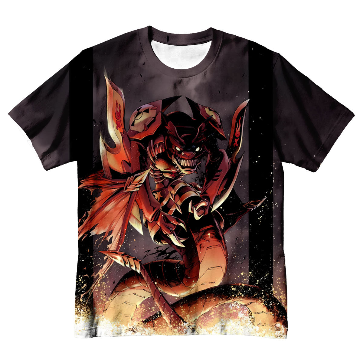 Digimon Adventure Megidramon Ferocious Blazing Fury Anime Apparel