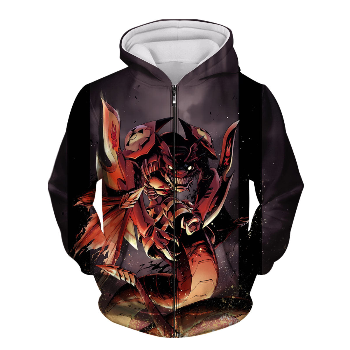 Digimon Adventure Megidramon Ferocious Blazing Fury Anime Apparel
