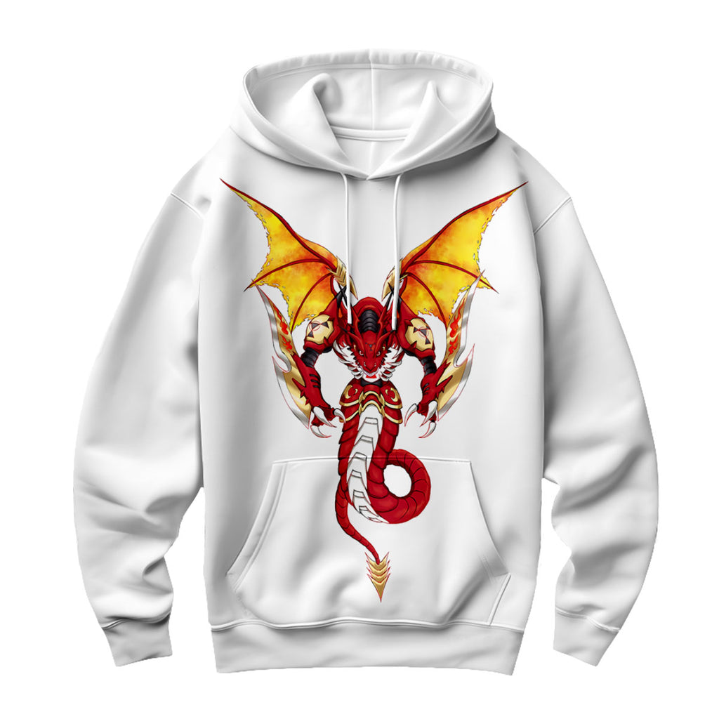 Digimon Adventure Megidramon Roaring Amidst Dark Flames Destruction Anime Apparel