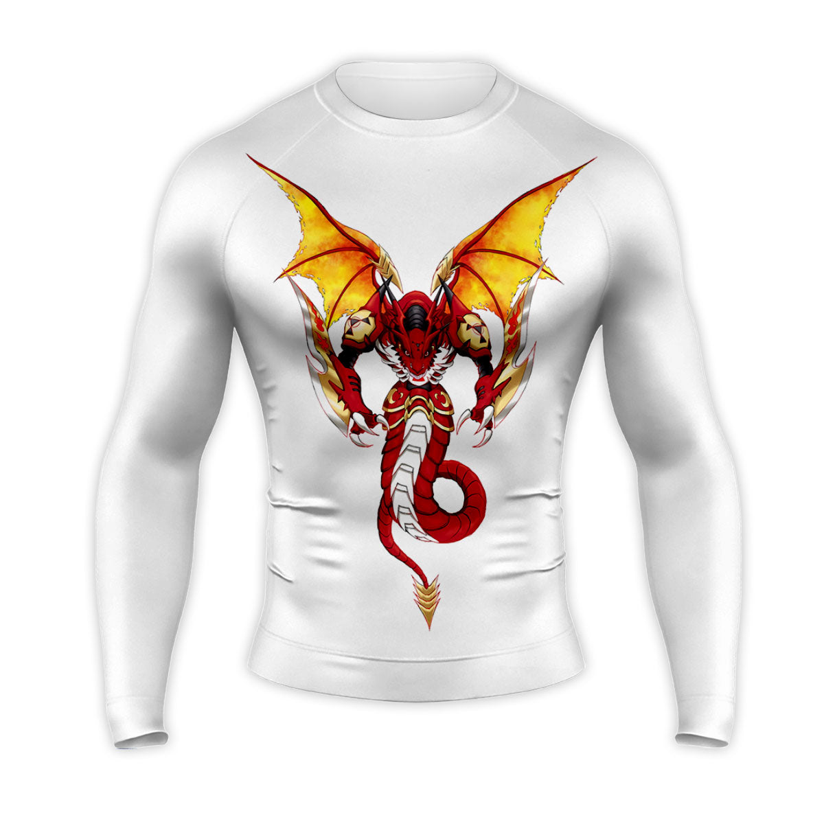 Digimon Adventure Megidramon Roaring Amidst Dark Flames Destruction Anime Apparel
