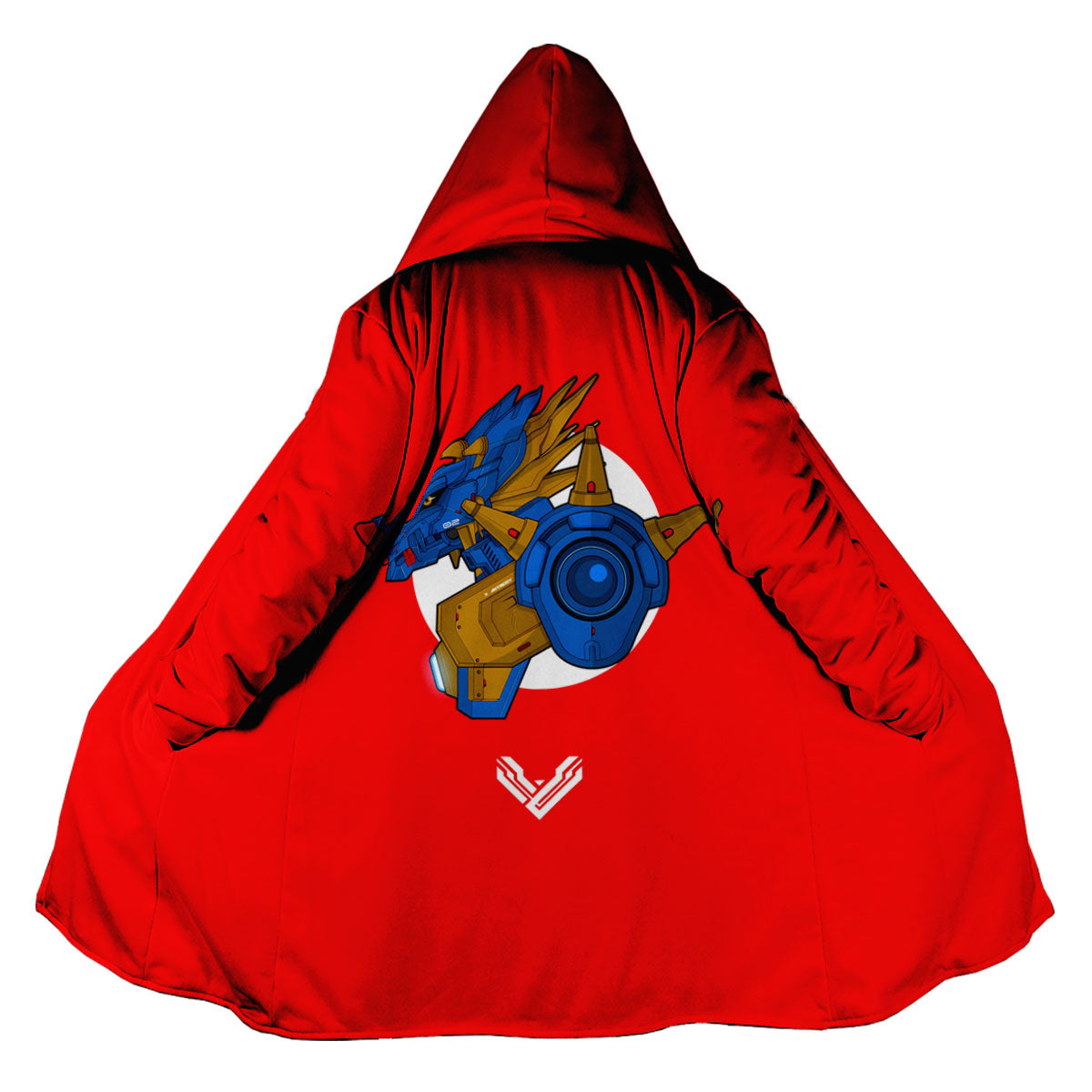 Digimon Adventure Metal Garurumon Standing On Red Background Anime Apparel