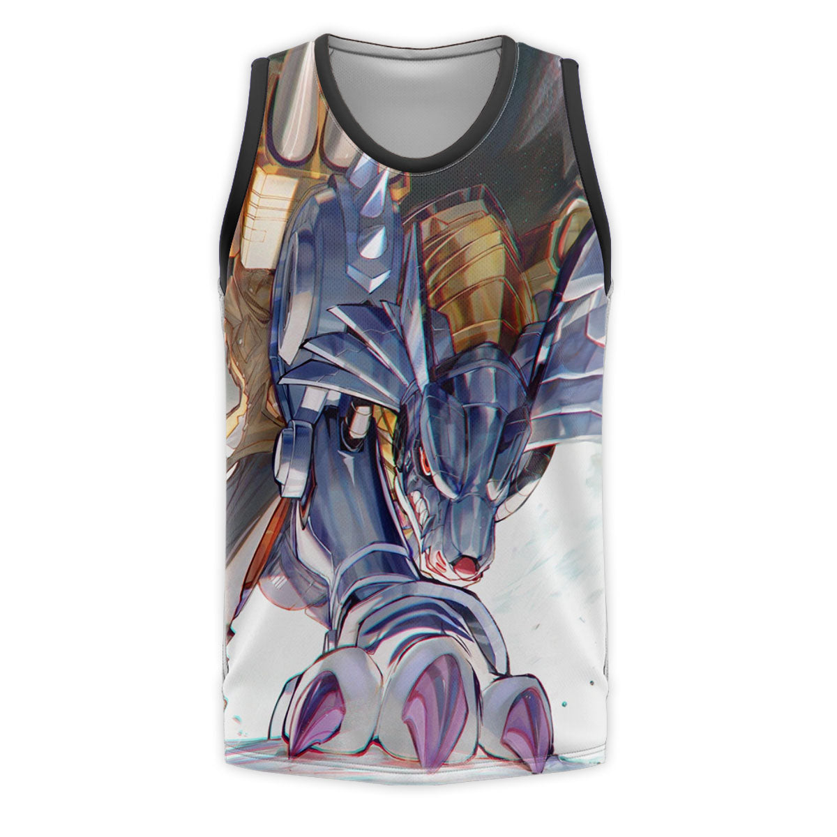 Digimon Adventure Metalgarurumon And Yamato Standing Together Anime Apparel