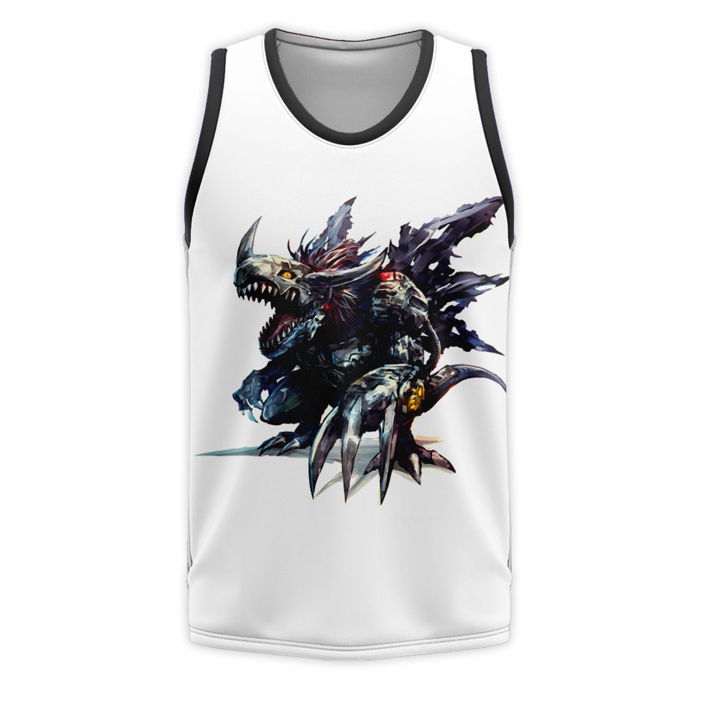 Digimon Adventure Metalgreymon Virus Ferocious Black Silver Anime Apparel