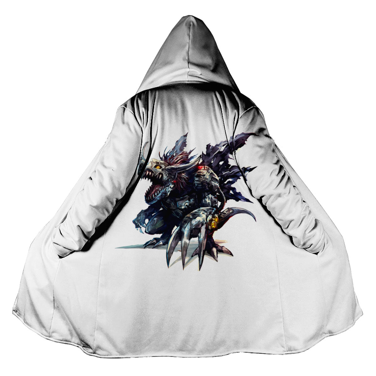 Digimon Adventure Metalgreymon Virus Ferocious Black Silver Anime Apparel