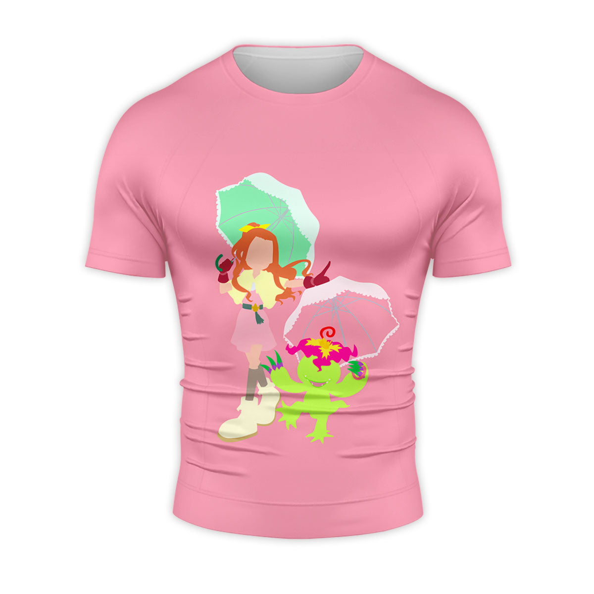 Digimon Adventure Mimi And Birdramon In Pink Battle Anime Apparel