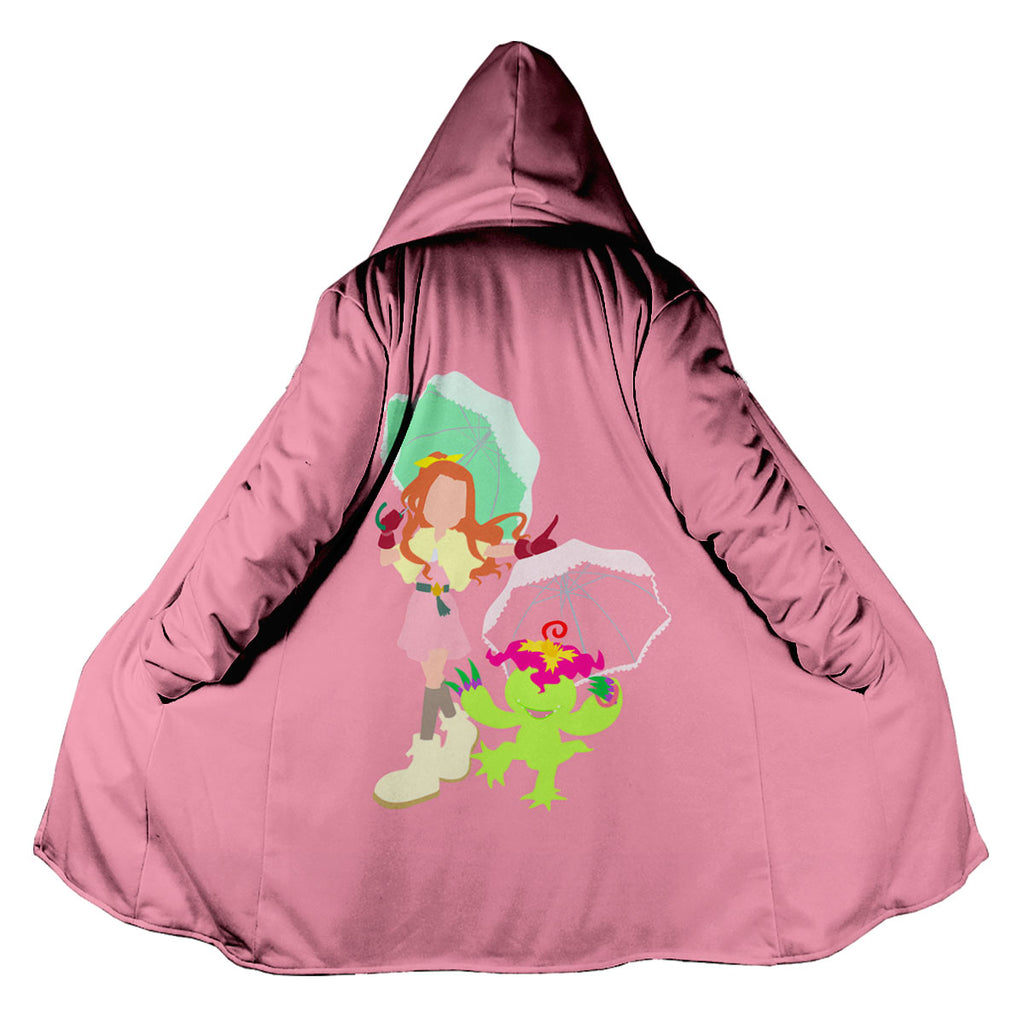 Digimon Adventure Mimi And Birdramon In Pink Battle Anime Apparel