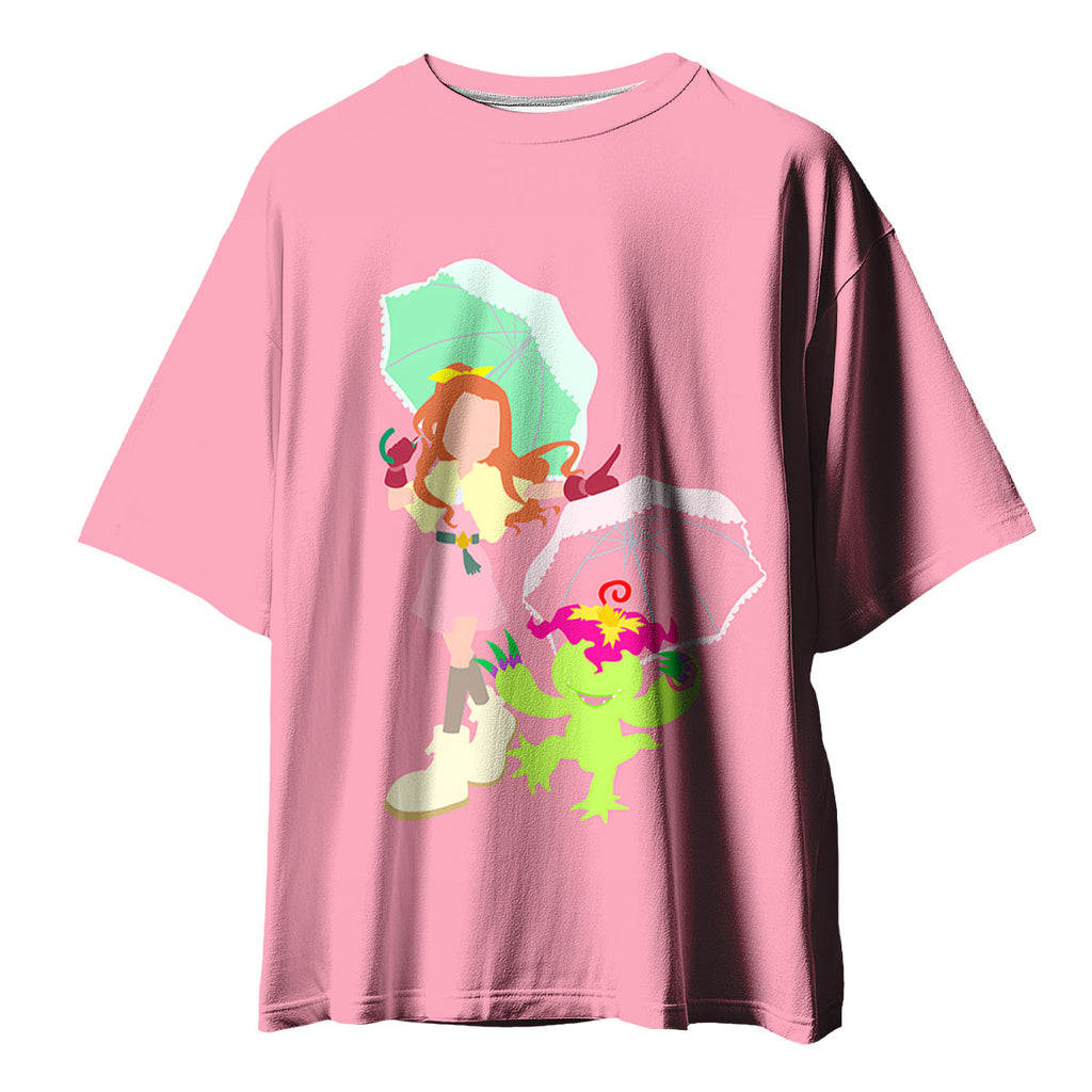 Digimon Adventure Mimi And Birdramon In Pink Battle Anime Apparel