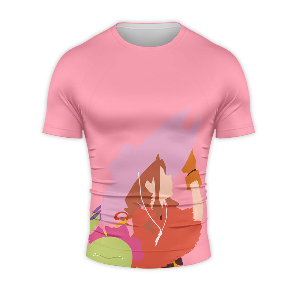 Digimon Adventure Mimi And Palmon In Pink Anime Apparel