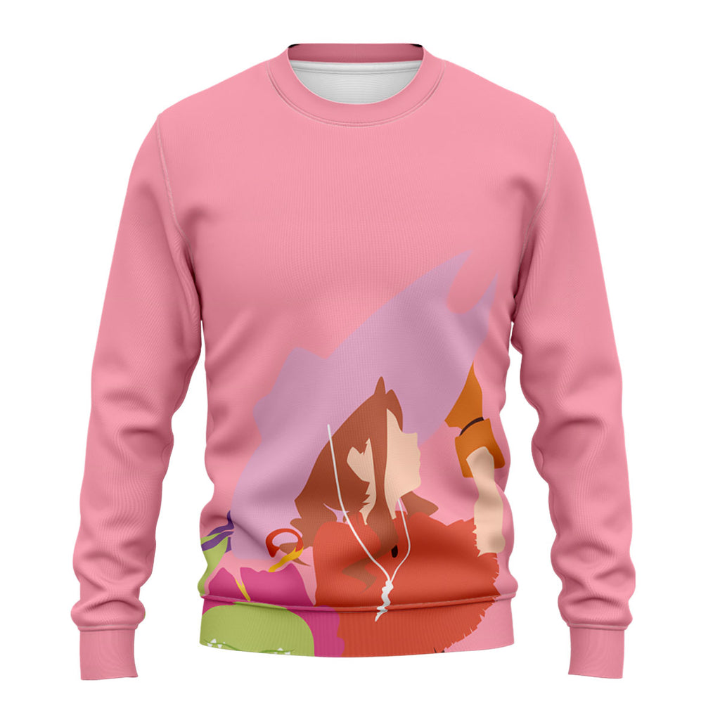 Digimon Adventure Mimi And Palmon In Pink Anime Apparel