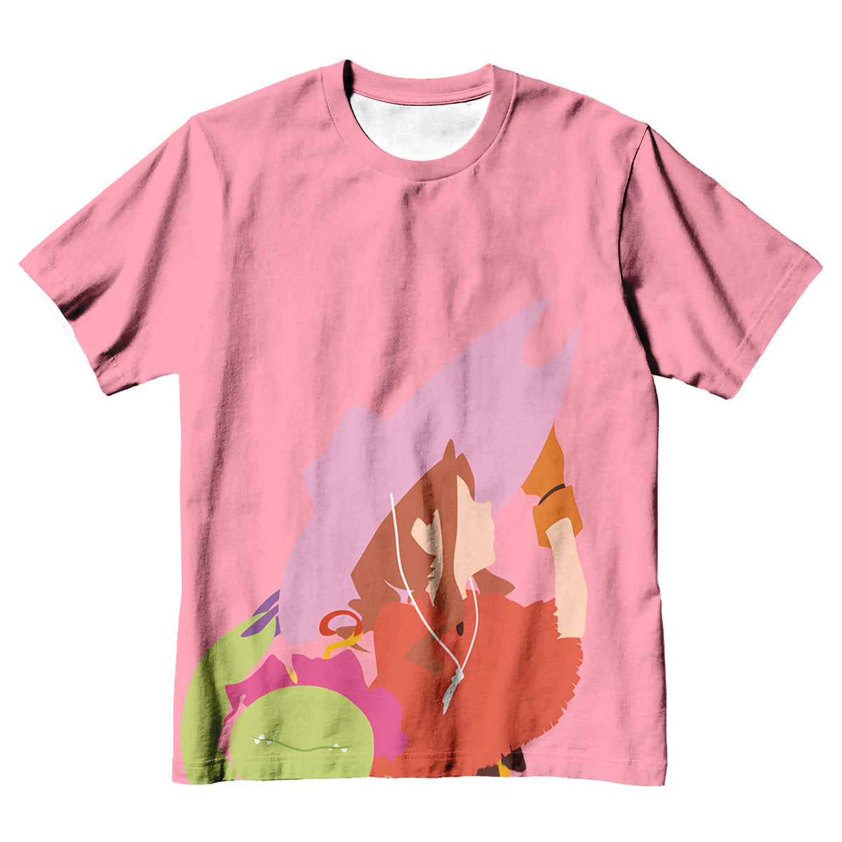 Digimon Adventure Mimi And Palmon In Pink Anime Apparel