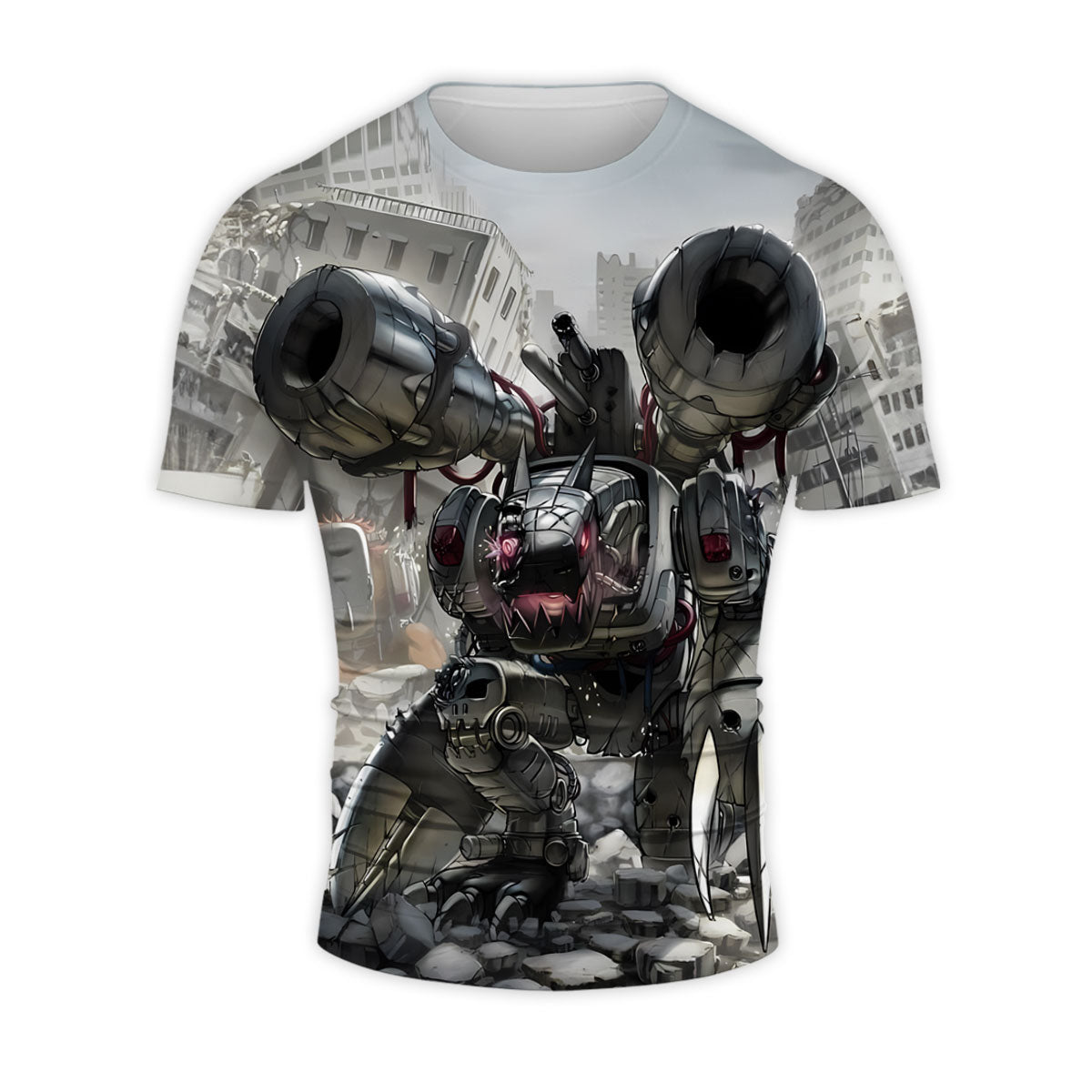 Digimon Adventure Mugendramon Gray In Ruins Anime Apparel
