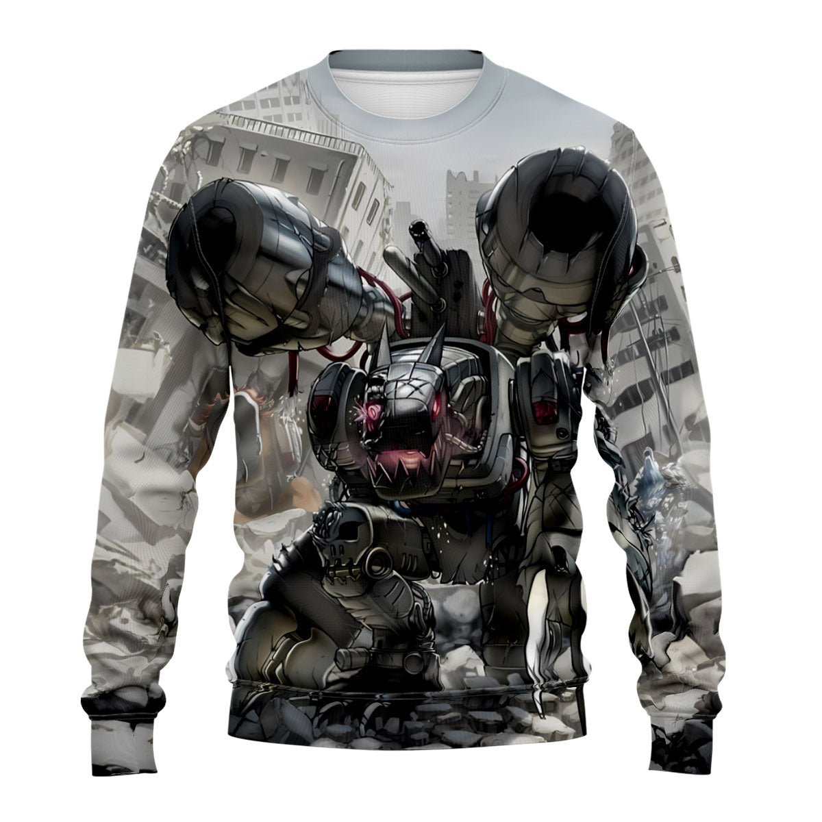Digimon Adventure Mugendramon Gray In Ruins Anime Apparel