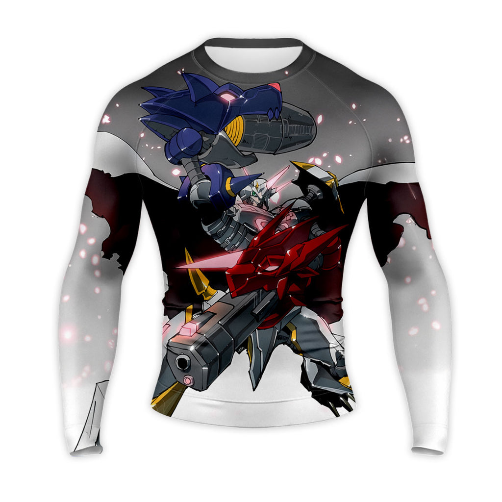 Digimon Adventure Omegamon Alter S Posing Grey Red Blue Anime Apparel