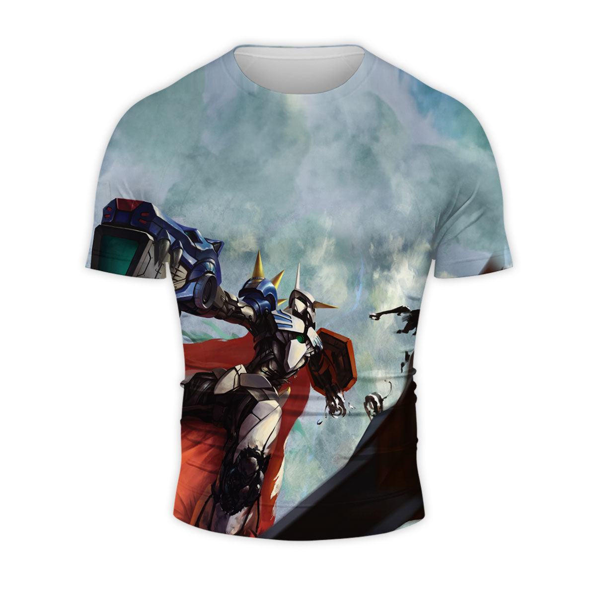 Digimon Adventure Omegamon Battling In Blue Sky Anime Apparel