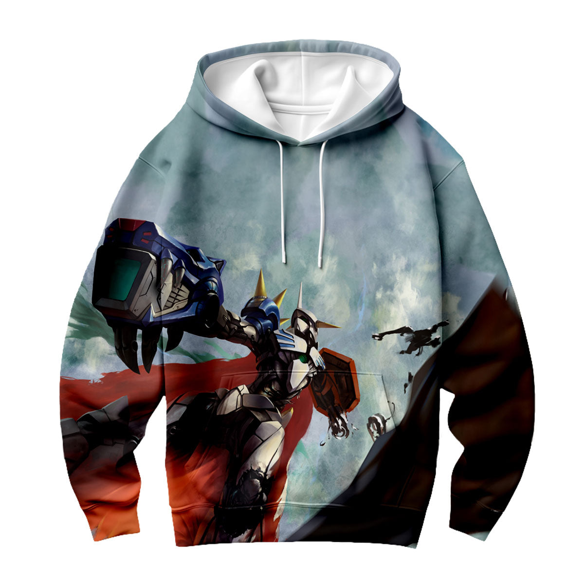 Digimon Adventure Omegamon Battling In Blue Sky Anime Apparel