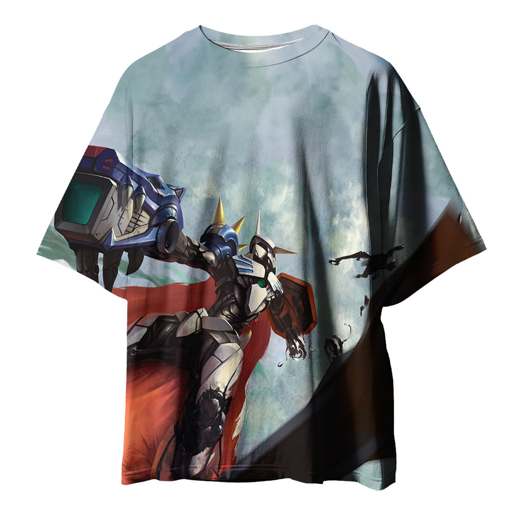 Digimon Adventure Omegamon Battling In Blue Sky Anime Apparel