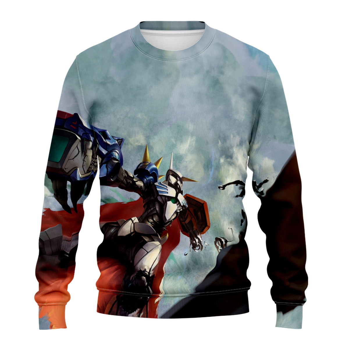 Digimon Adventure Omegamon Battling In Blue Sky Anime Apparel