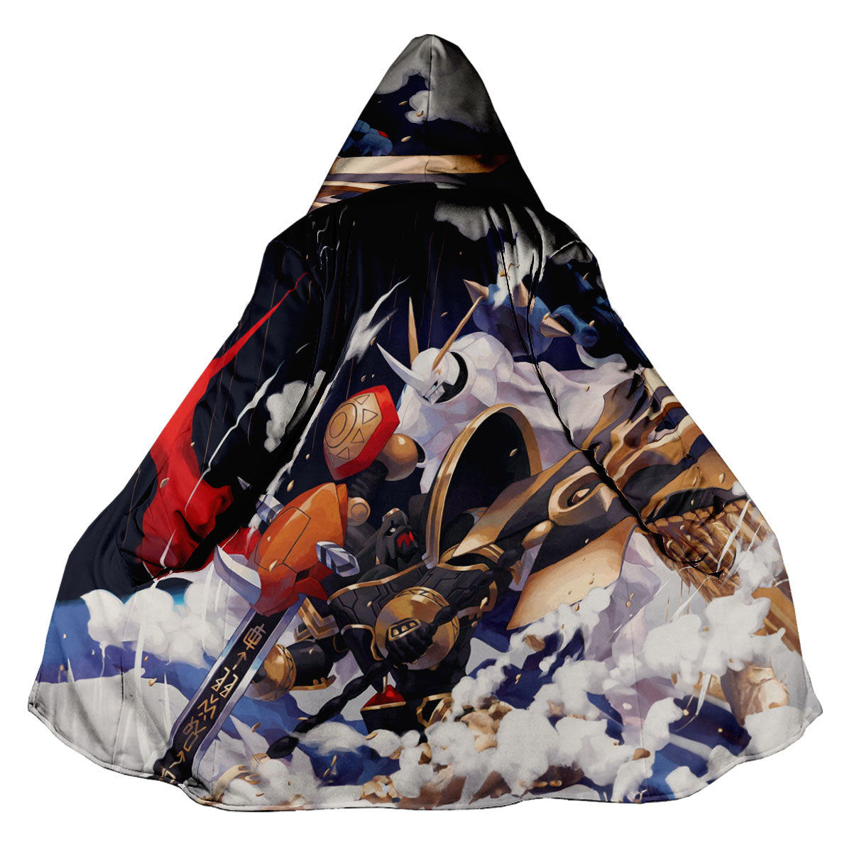 Digimon Adventure Omegamon Blue In Battle Anime Apparel
