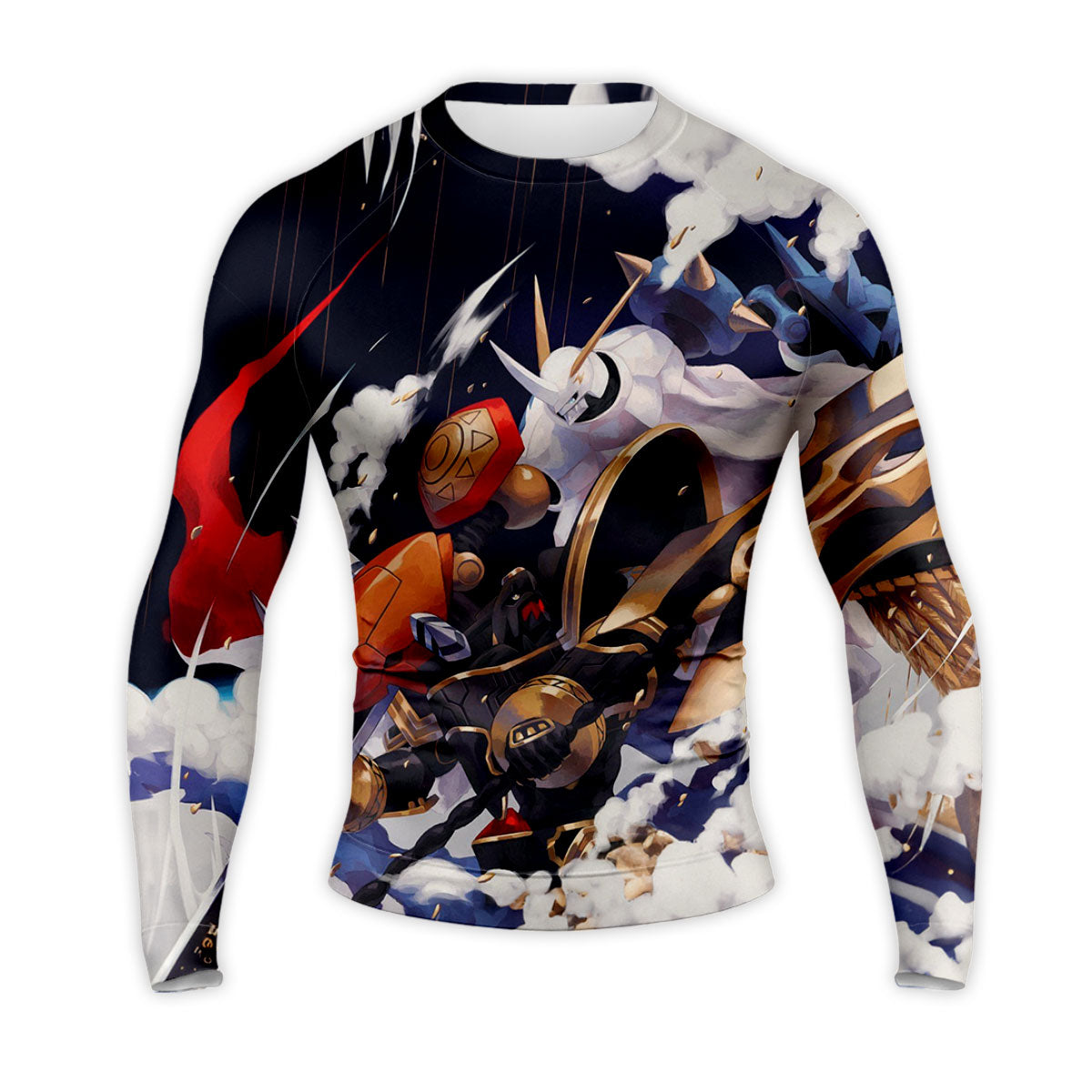 Digimon Adventure Omegamon Blue In Battle Anime Apparel