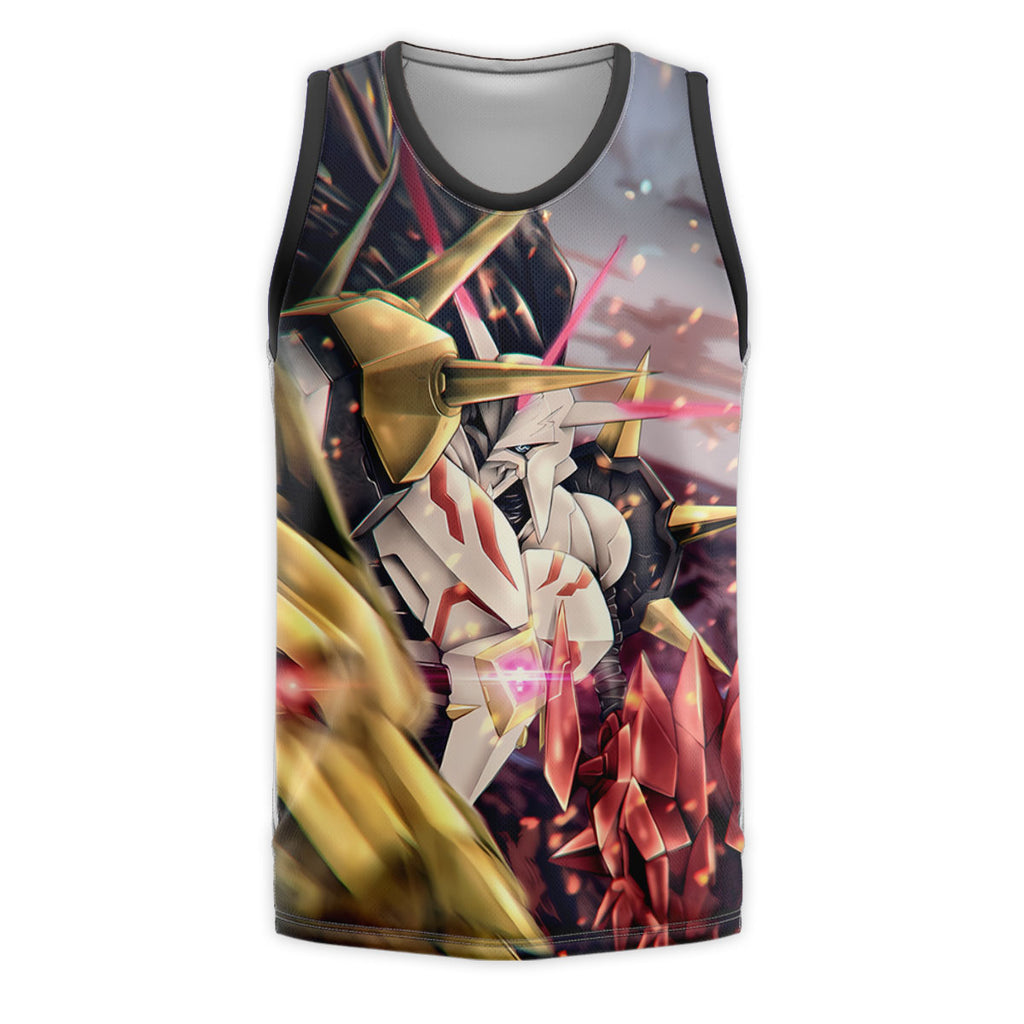 Digimon Adventure Omegamon Charging Into Dark Battle Anime Apparel
