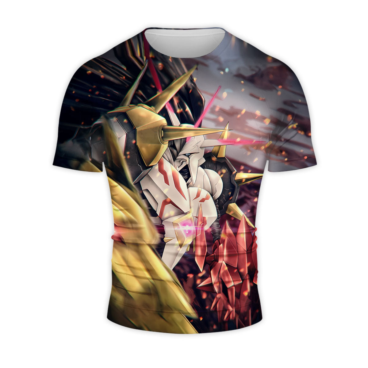 Digimon Adventure Omegamon Charging Into Dark Battle Anime Apparel